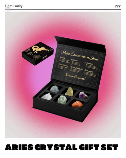 Aries Crystals Gift Set