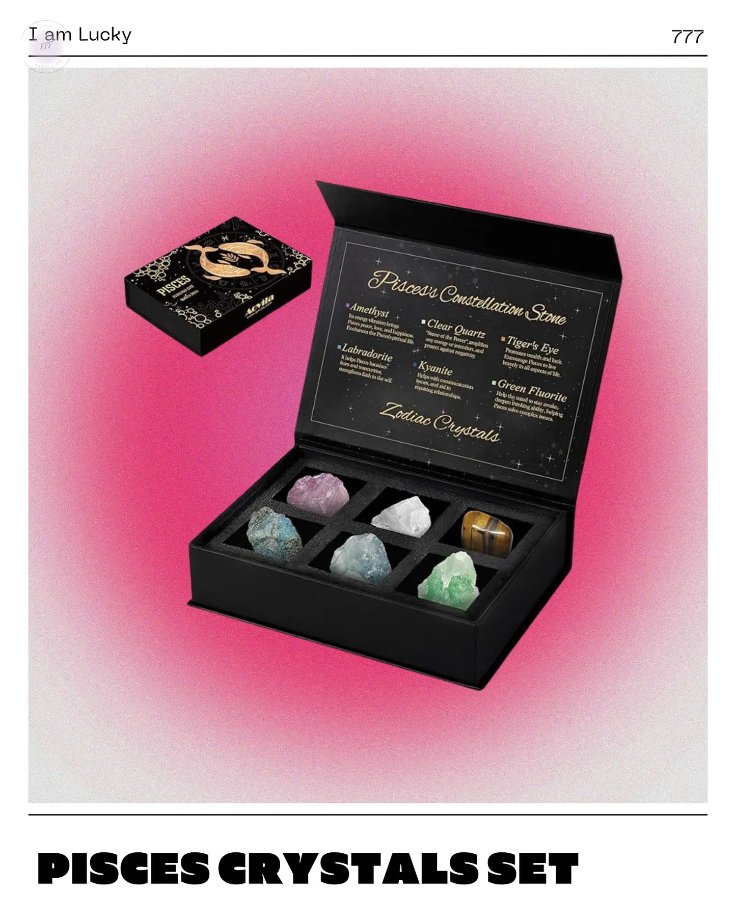 Pisces Crystals Gift Set