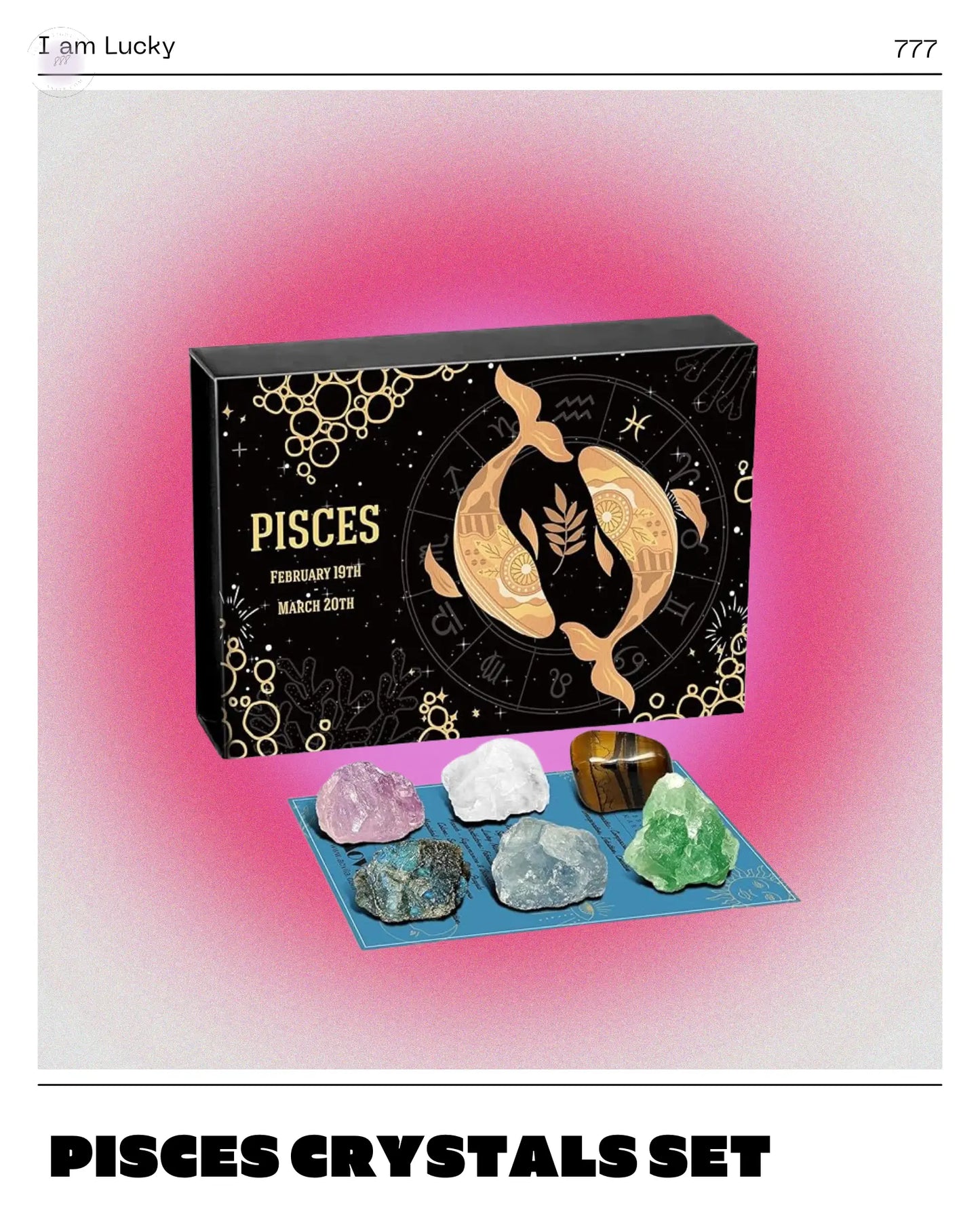 Pisces Crystals Gift Set