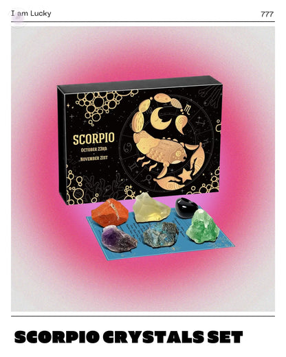 Scorpio Crystals Gift Set