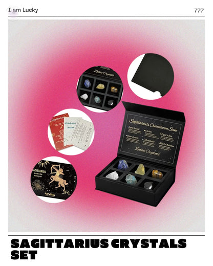 Sagittarius Crystals Gift Set