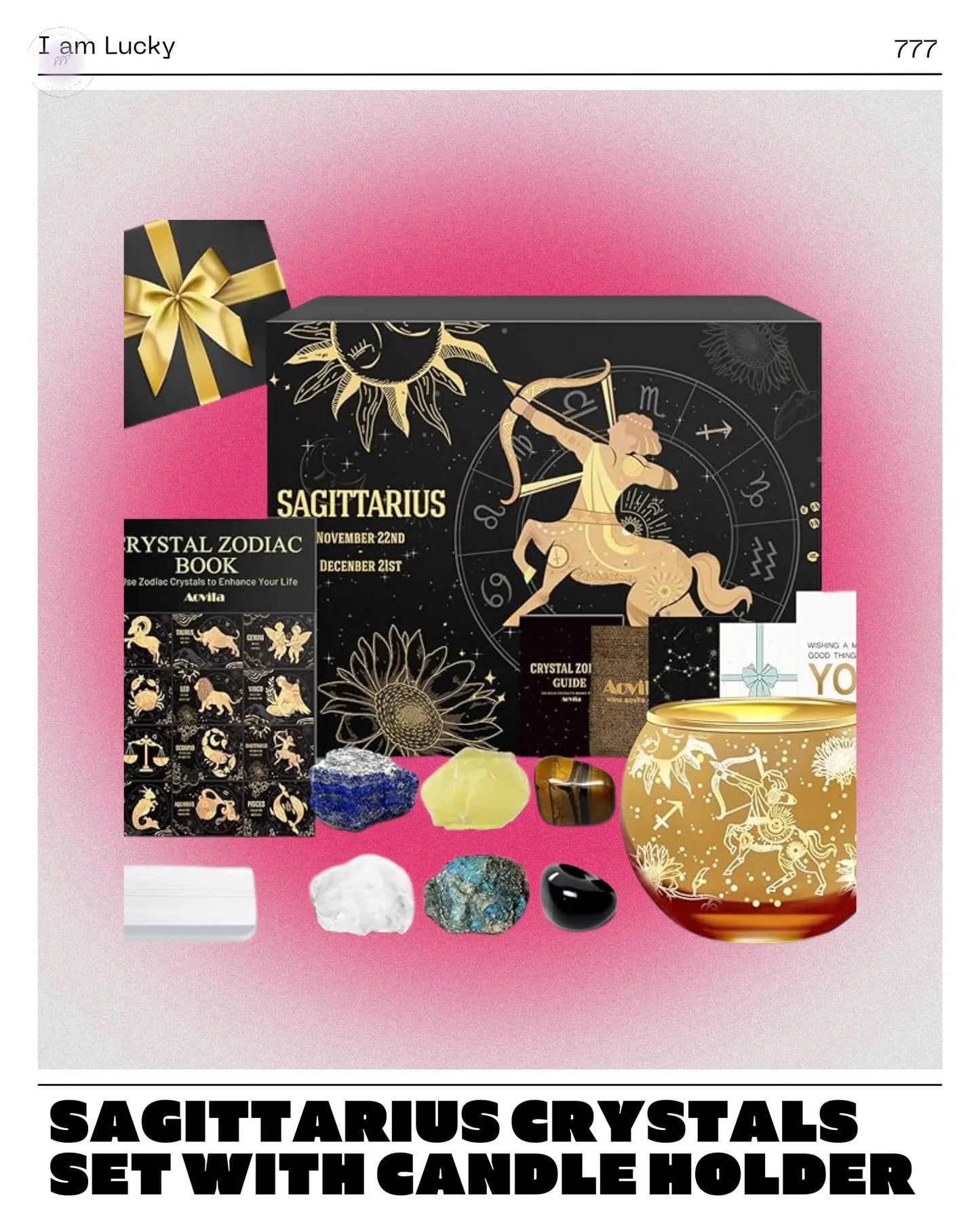 Sagittarius Crystals Gift Set