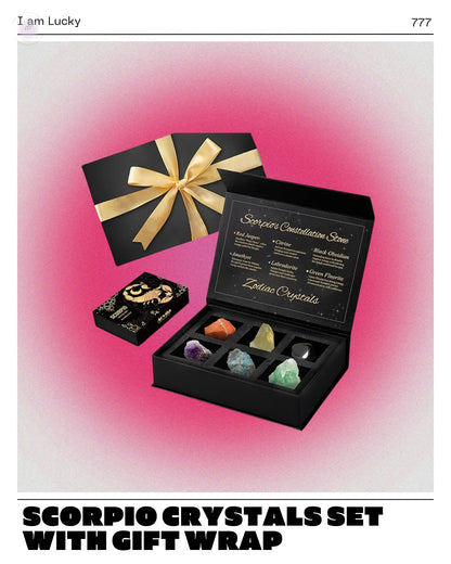 Scorpio Crystals Gift Set