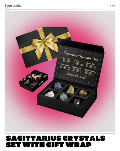 Sagittarius Crystals Gift Set