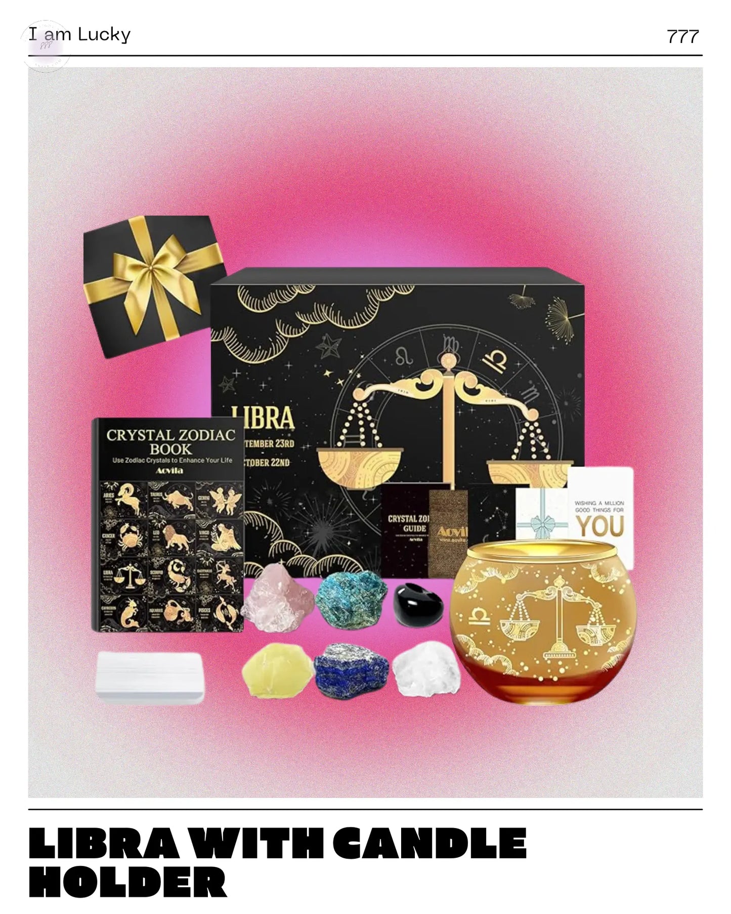 Libra Crystals Gift Set